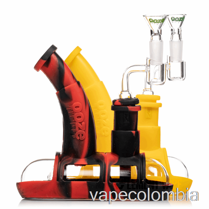 Kit Completo De Vapeo Ooze Steamboat Pipa De Agua De Silicona Aguamarina (verde Azulado)